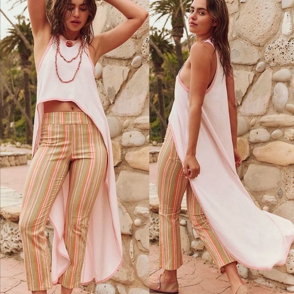 Free People Tops - Free People Beach Palma Top in Apple Blossom Combo Size XL NWT